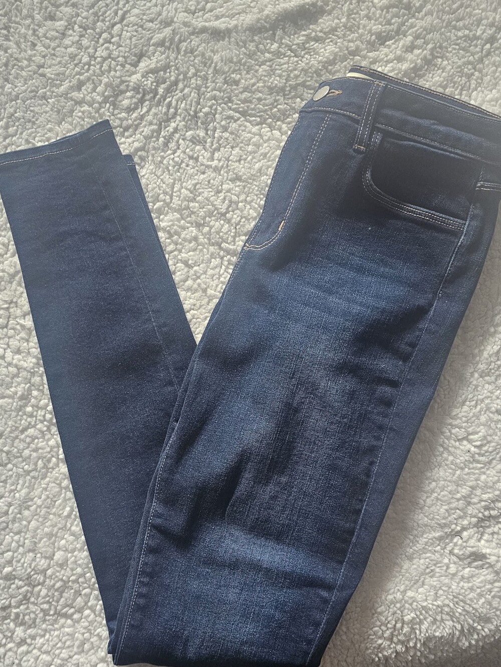 L'AGENCE Dark Blue Skinny Jeans